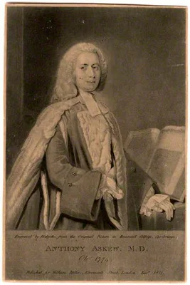 ASKEW, Anthony (1722 – 1774)