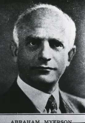 MYERSON, Abraham (1881 – 1948)