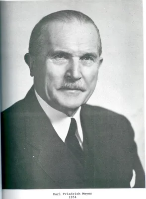 MEYER, Karl Friedrich (1884 – 1974)