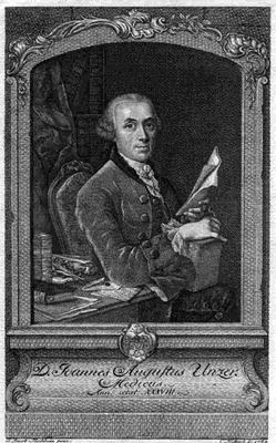 UNZER, Johann Augustus (1727 – 1799)